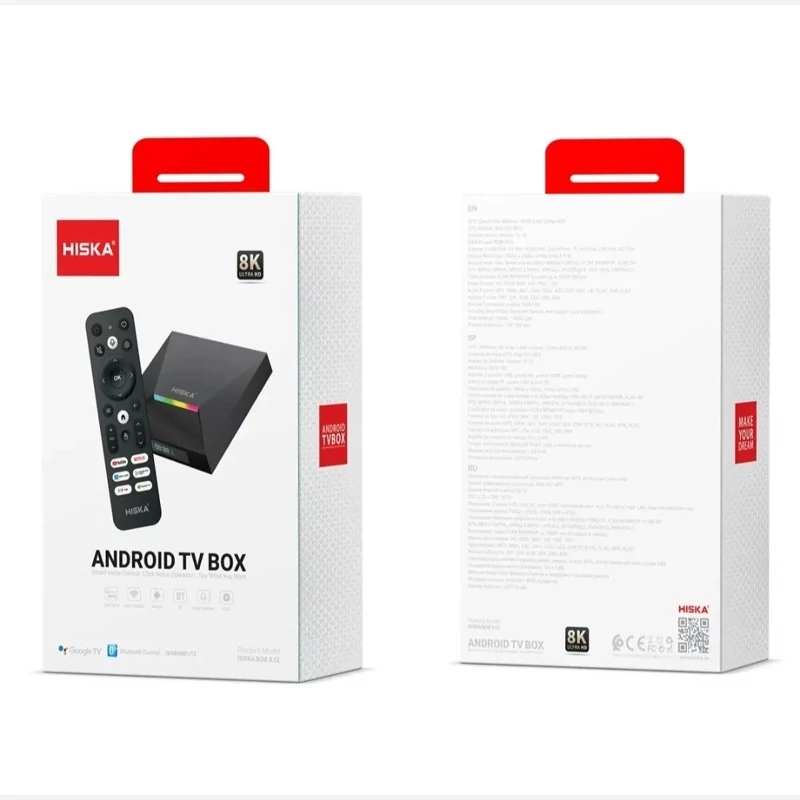 اندروید باکس تلویزیون HISKA A12