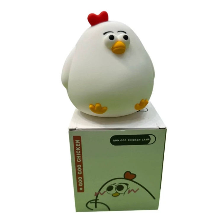 چراغ خواب سیلیکونی طرح خروس