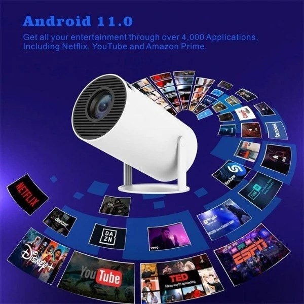 ویدئو پروژکتور مدل HY-300 Android مموری خور جدید