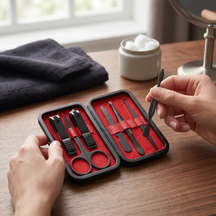 کیت مانیکور 7 کاره گرین Green Lion 7 in 1 Manicure Kit پک جدید 2026