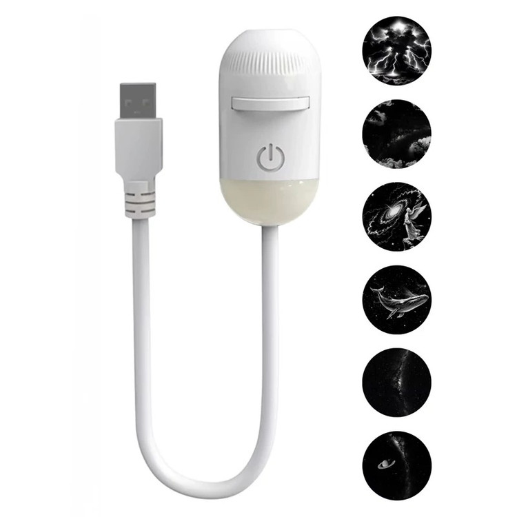 چراغ خواب و پروژکتور کهکشانی با 12 دیسک USB جدید