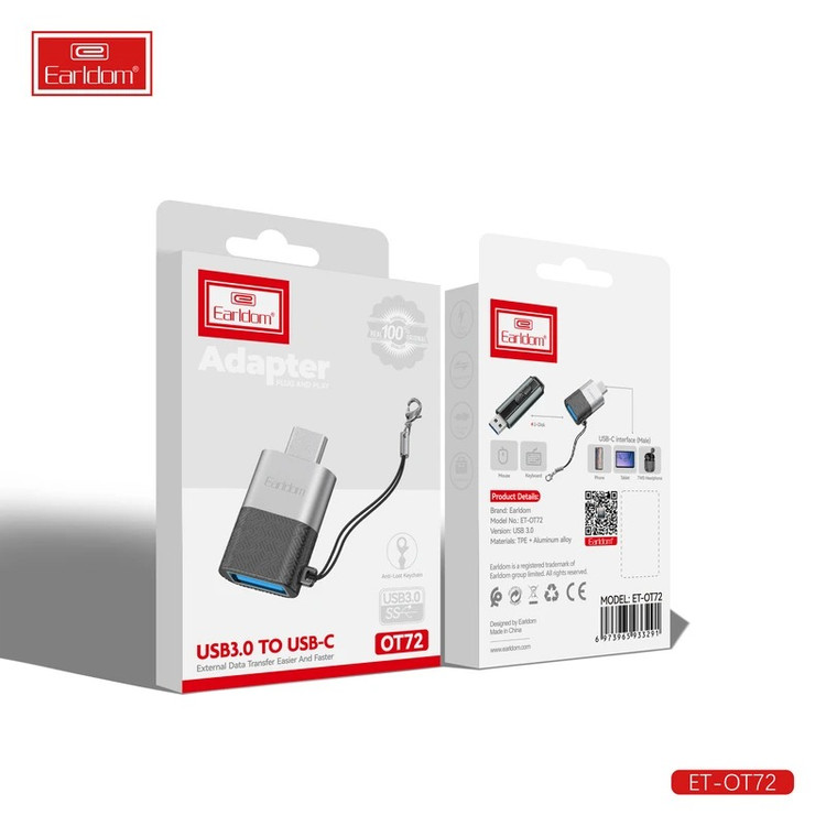 تبدیل USB3.0 OTG به تایپ سی ارلدام