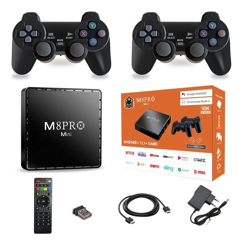 اندروید باکس M8 Pro Mini ظرفیت ۶۴ گیگابایت با ریموت